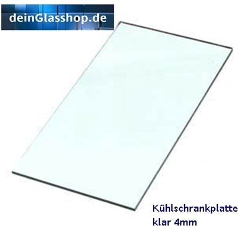 Kühlschrank Einlegeboden Klarglas Glas Ersatzscheibe 47,2 x 26,5 cm 